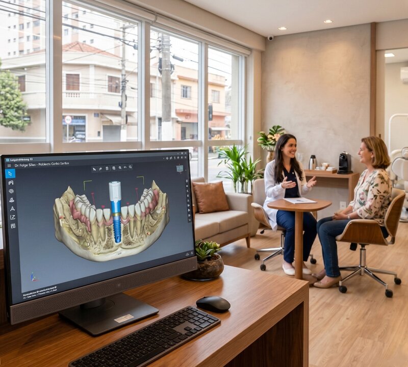 Sorrir com confiança - Implante Dentário