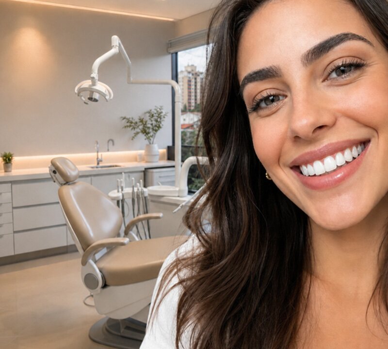 Sorriso novo lentes contato - Dentista Mooca